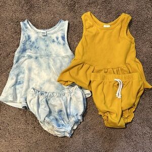 Babygirl 2 piece tank top & bloomers set 12/18m